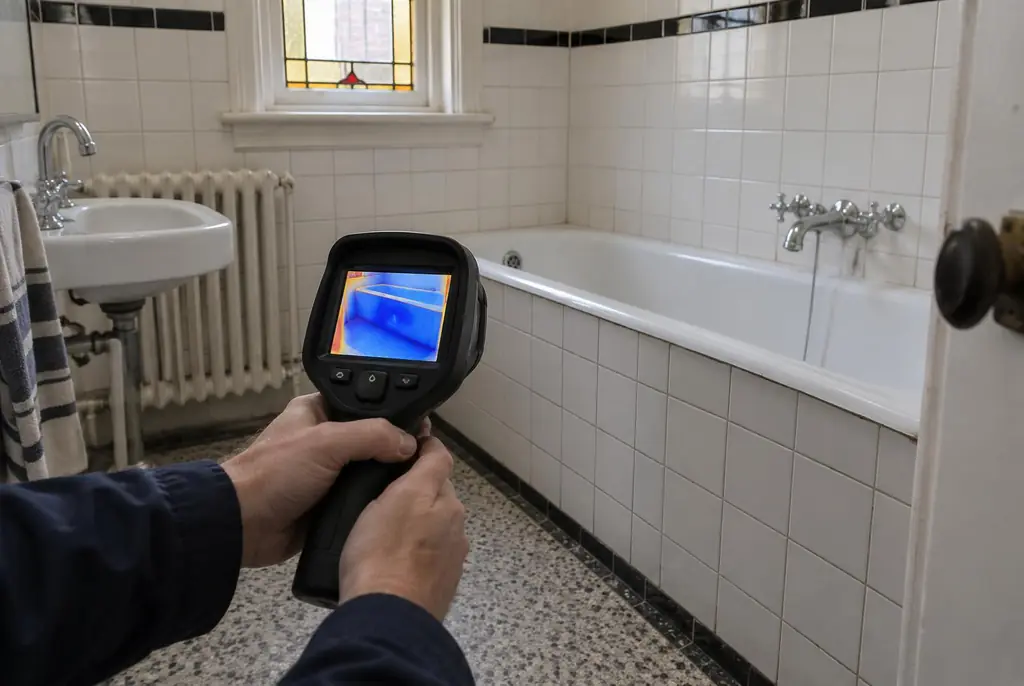 Lekdetectie Montfoort – onderzoek in een badkamer van een oudere woning