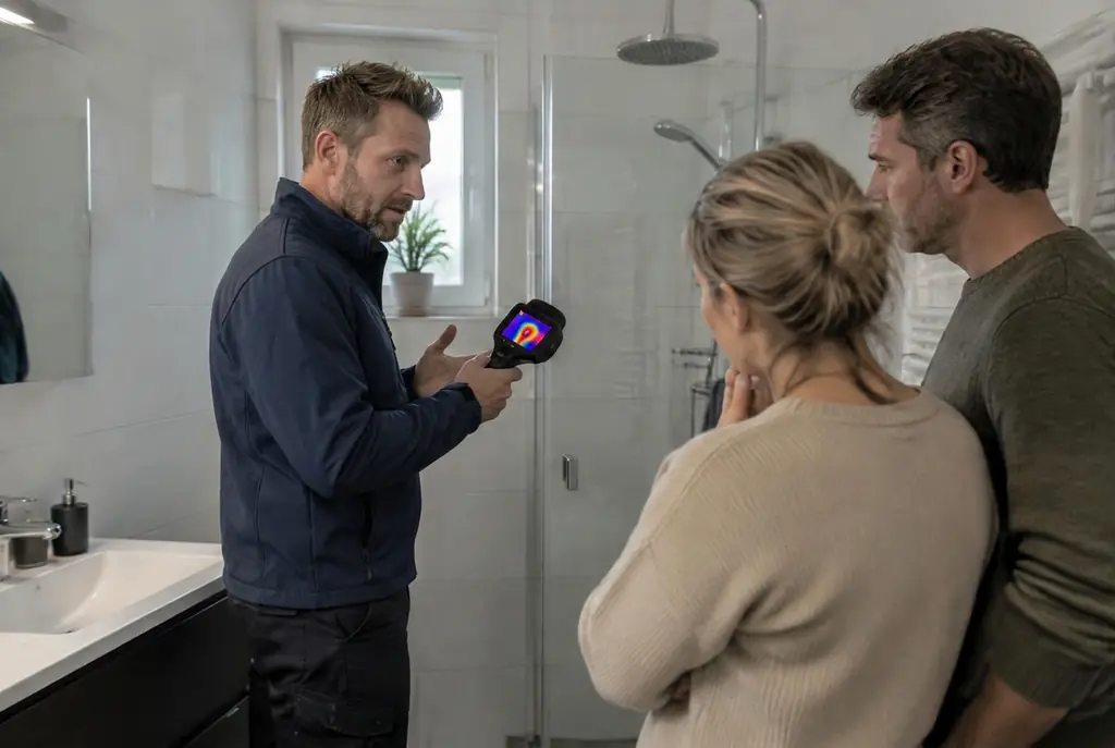 Lekdetectie Montfoort – specialist legt bevindingen uit aan bewoner